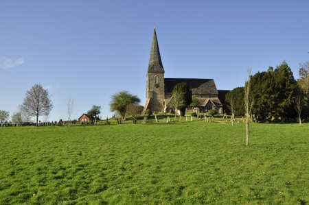 Church at Wisborough, E. Sussex. A centuries old country church, found here in a rural area of Great Britainの写真素材