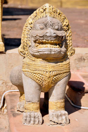 Carvings. One of many sculptured works dotted around the vast Angkor complex, centuries old, here in Cambodiaの写真素材