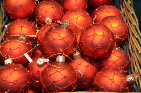 Christmas Market products, Vienna. Arts and crafts, and some food products, for sale on a market during the winter period leading up to Christmasの写真素材