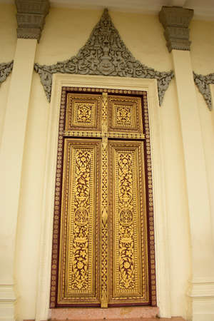 The home of Cambodiaâs Royal family with its intricately crafted architecture, Pnom Pennのeditorial素材