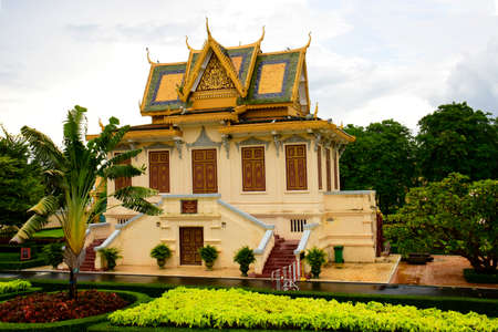 The home of Cambodiaâs Royal family with its intricately crafted architecture, Pnom Pennのeditorial素材
