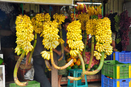 Galle market. A fruits and vegetables market in this Southern Sri Lankan townのeditorial素材