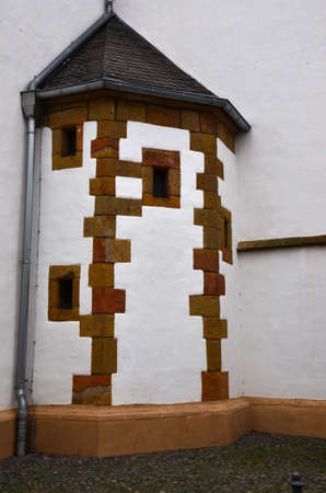 German style buildings, some constructed with large visible beams, date back many centuries, Germanyの写真素材