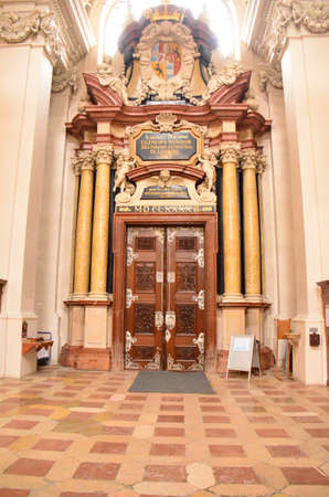 Religious building architecture can be seen all around the towns and countryside of Westphalia, Germanyのeditorial素材