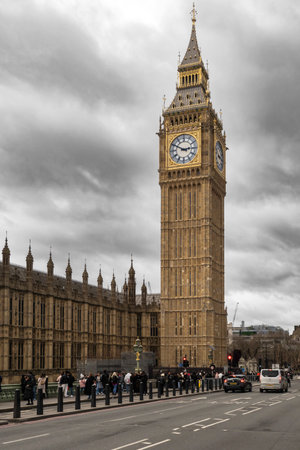 Big Ben in London, UK. Big Ben is the symbol of London.
