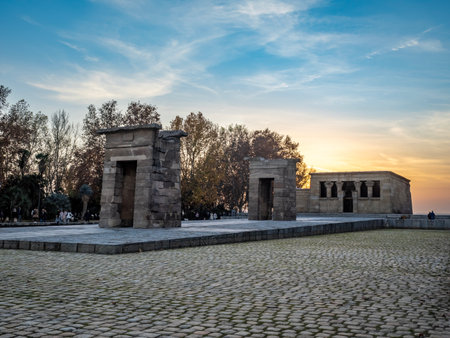 Temple of Debod in Madrid, Spain