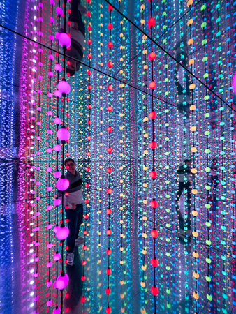 People visit Expo, universal exposition on the theme of food in Milan.の写真素材