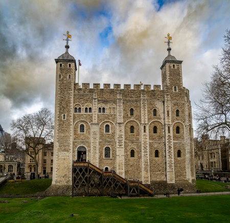 Tower of London, United Kingdom. Tower of London is one of the most famous landmarks of London.の写真素材