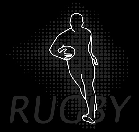 Rugby modification のイラスト素材