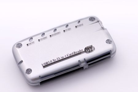USB Memory Card Reader for CF, SD and MSの写真素材