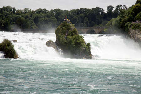 Rhine Falls at Schaffhausenの写真素材
