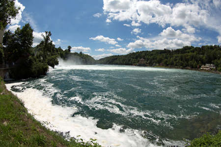 Rhine Falls at Schaffhausenの写真素材