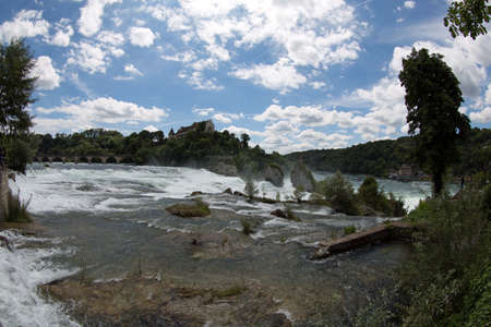Rhine Falls at Schaffhausenの写真素材