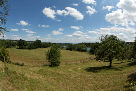 Landscape Katzensee Zurichの写真素材