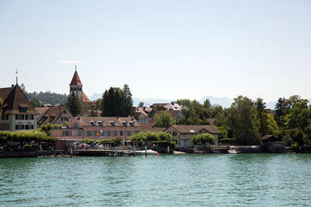 Lake Zurich landscapeの写真素材