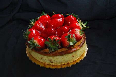 Strawberry Cheesecakeの写真素材