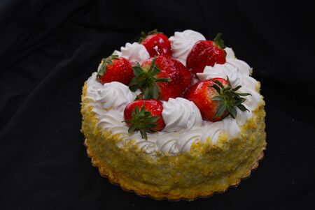 Strawberry shortcake fresh bakedの写真素材