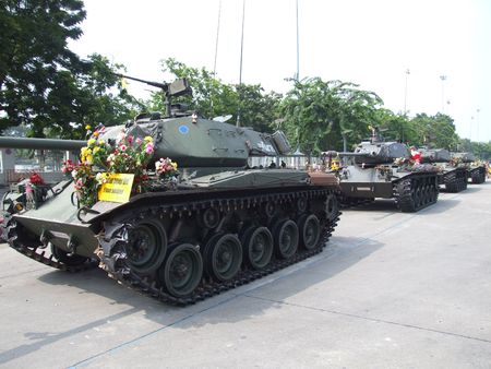 BANGKOK, THAILAND - SEPTEMBER 22 : Thai military take over the government of Prime Minister Thaksin Shinawatra in a military coup September 22, 2006 in Bangkok. のeditorial素材