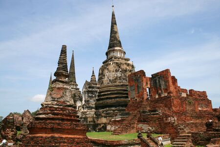 Ancient city, Ayutthaya, Thailand.の写真素材