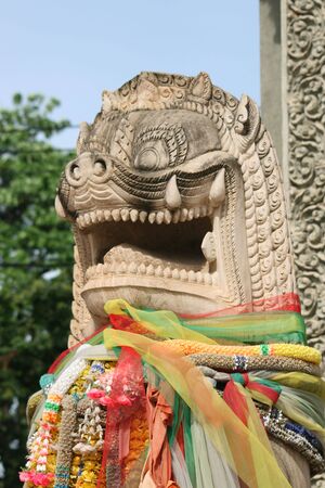 Lion statue, Thailand.