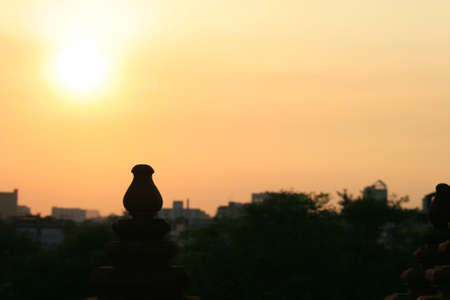Sunset, Bangkok, Thailand. の写真素材