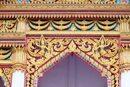 Temple in Bangkok, Thailand.のeditorial素材