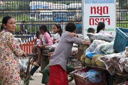 Road, Cambodia.のeditorial素材