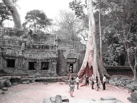 Bayon temple ruins, Cambodia                                 のeditorial素材