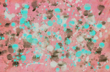 Paint on white paper. の写真素材