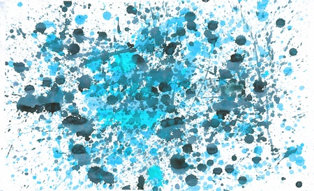 Paint on white paper. の写真素材