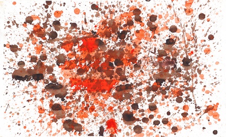 Paint on white paper. の写真素材