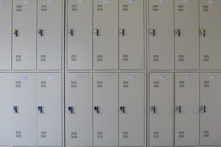 School lockers, Thailand のeditorial素材