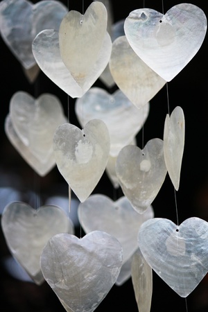 Wind Chimes for sale in Bangkok, Thailand の写真素材