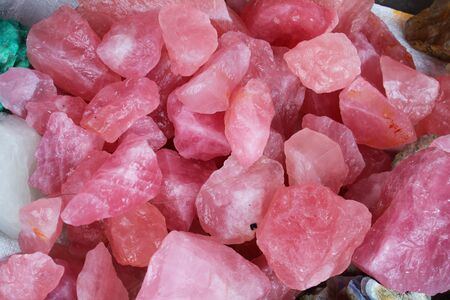 Precious stones for sale in Bangkok, Thailand の写真素材