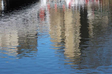 Reflections of York City, England の写真素材