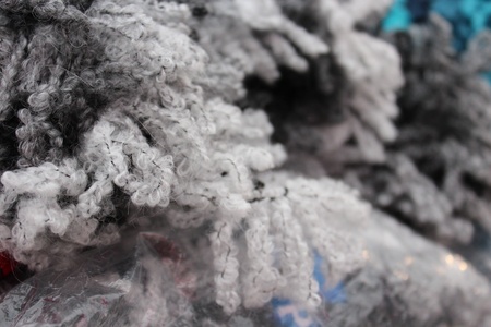 Black and White Wool Background, Englandの写真素材