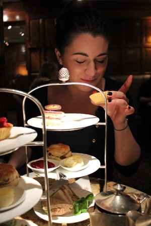 Afternoon Tea, Yorkshire, England.の写真素材