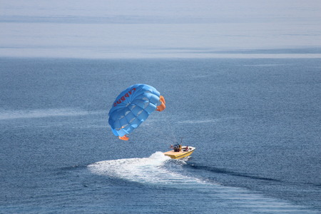 Parascending In Cyprus.のeditorial素材