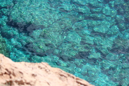 Turquoise Blue Seas, Cyprusの写真素材
