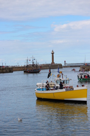 Whitby Harbour and Regatta Celebrations, August 2015.のeditorial素材