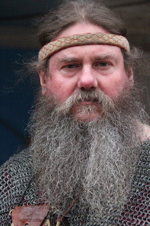 JORVIK VIKING FESTIVAL, YORK, ENGLAND: SUNDAY 26TH FEBRUARY 2017 ~  Viking Re-enactment Society Celebrates York's History and Heritage With the Biggest Viking Celebration in Europe.のeditorial素材