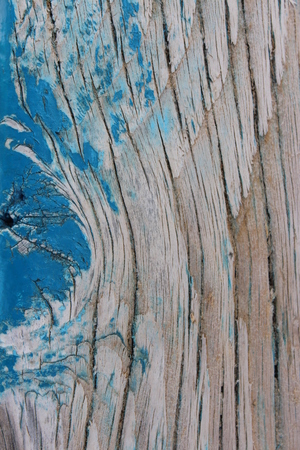 Textured Wood / Turquoise Paint Background.の写真素材