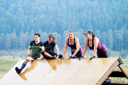 The Spartan Race is an extreme military style obstacles race where athletes run on hits of 300...