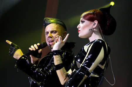 Scissor Sisters live at the Bournemouth International Centre 16 December 2010のeditorial素材