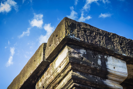 Phimai Historical Park, Part of ancient palace in thailand.の写真素材