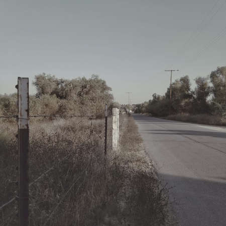 country roadsの写真素材