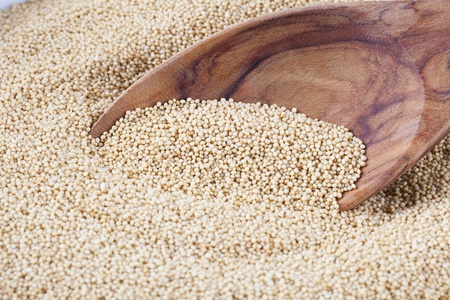 Healthy amaranth grain, a staple food of the Aztecs and becoming popular as a health food.の写真素材