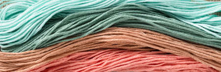 Embroidery Floss Bannerの写真素材
