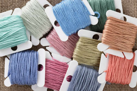 Embroidery Floss Keysの写真素材