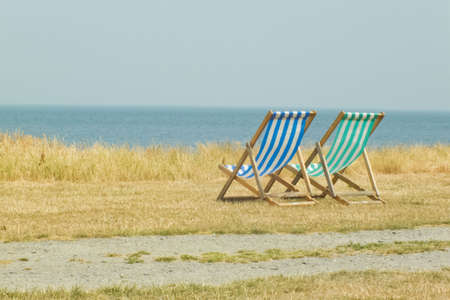 Deckchairsの写真素材